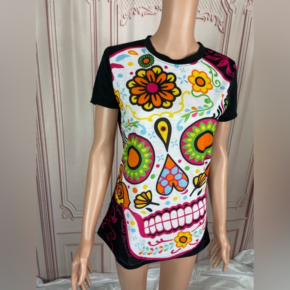 NWT disney parks epcot show t-shirt COCO movie halloween t shirt for women LARGE - Picture 3 of 10